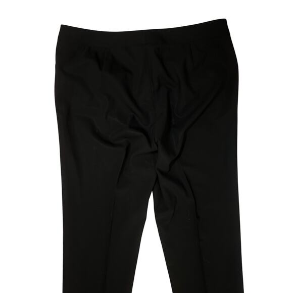 Women 8 Lafayette 148 New York Irving Black Pants Wool Trousers Straight Leg - Picture 5 of 7
